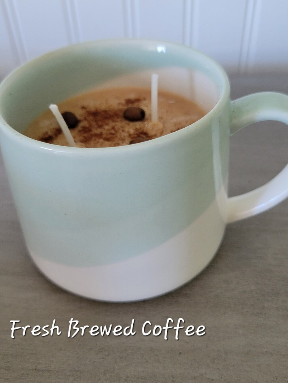 Fresh Brewed Coffee Starbucks Ceramic Mug 100% Soy Candle